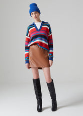 Ovs Glossy-Effect Miniskirt